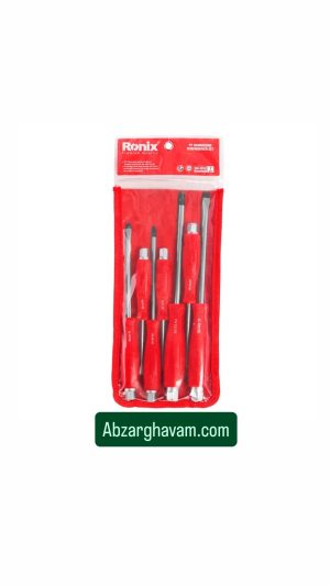 ست پیچ گوشتی ضربه خور دسته پلاستیکی مدل RH-2910