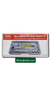 مجموعه 40 عددی آچار بکس و دسته آچار آیوا مدل G 680
