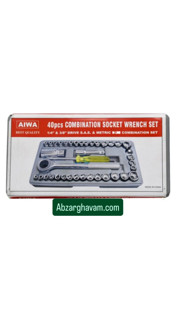 مجموعه 40 عددی آچار بکس و دسته آچار آیوا مدل G 680